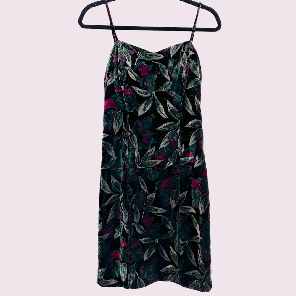 Vintage Tropicana velvet dress